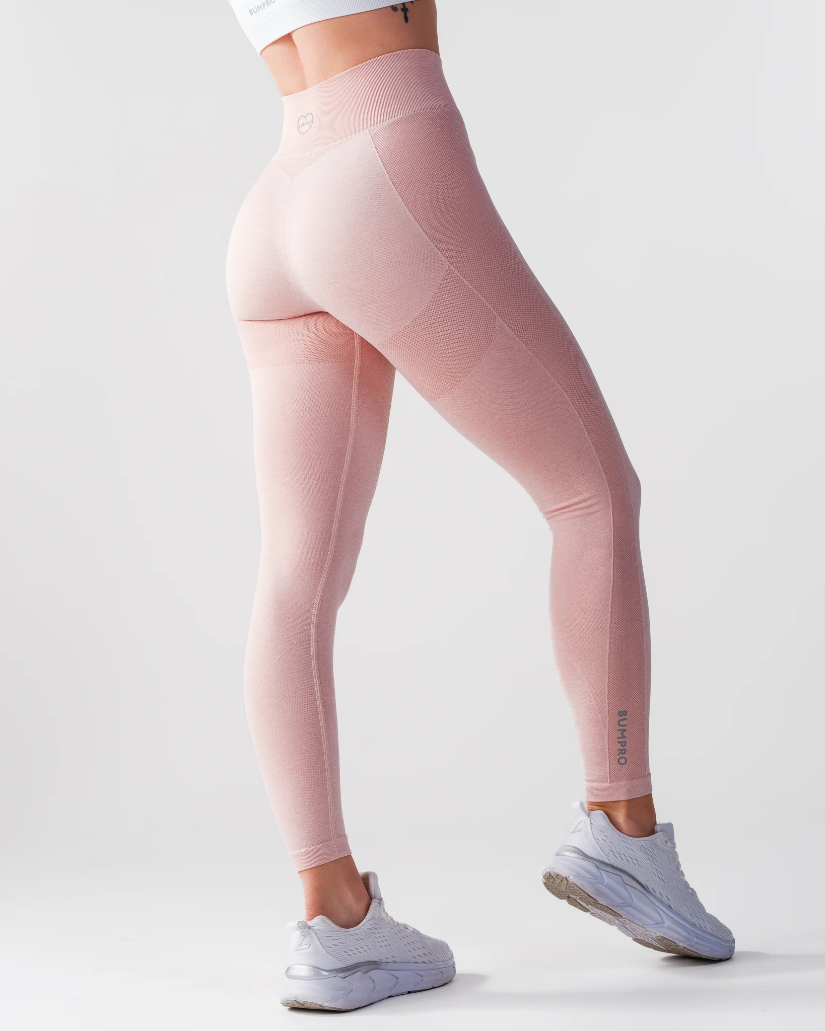 Bumpro 2-PACK Power Up! Tights Pink Melange