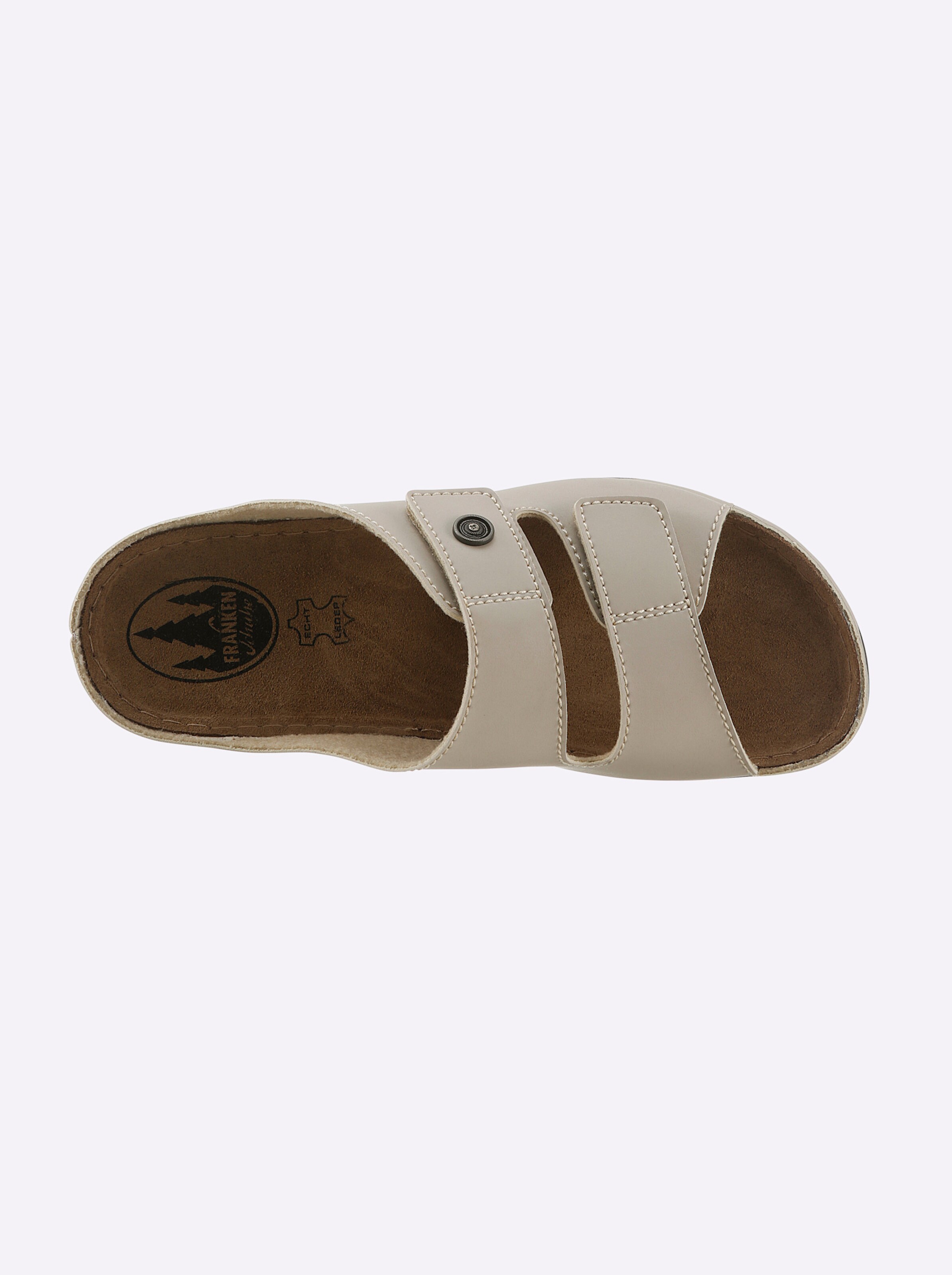 Franken Schuhe Pantolette in sand