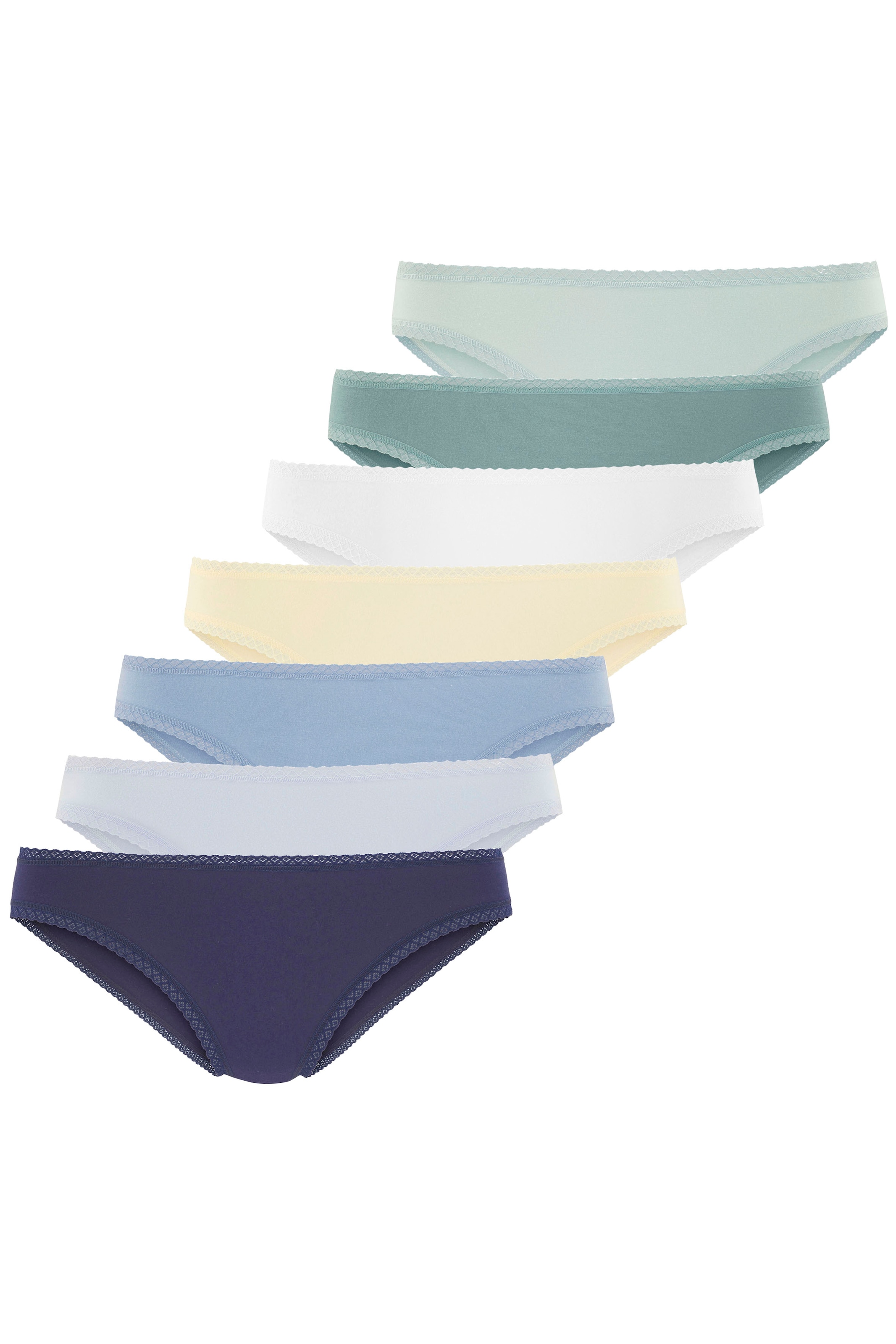 Vivance Brasilslip , mit feiner Spitzeneinfassung und aus weicher Baumwollqualität
