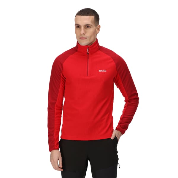 Sweat polaire randonnée REGATTA ELSON II CHINESE RED/DAR
