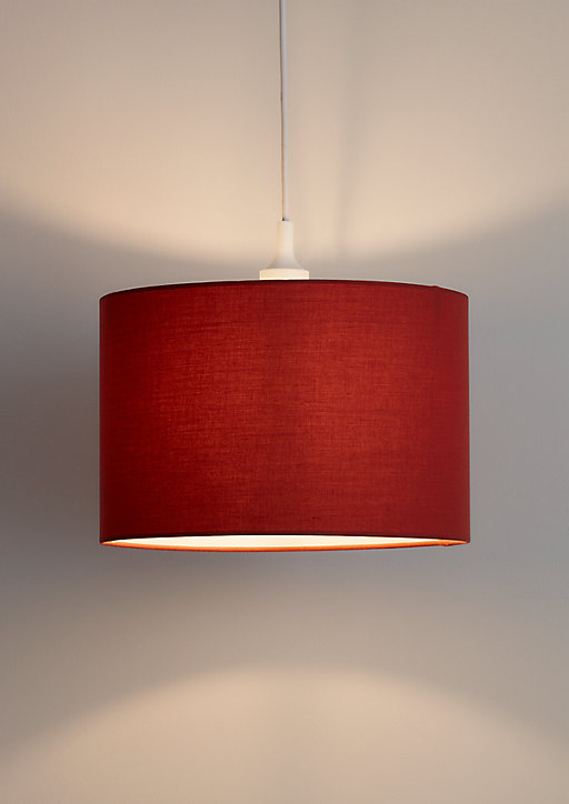 Abat-jour Kpezin Ø30cm GoodHome Rouge