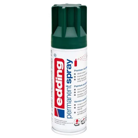 edding 5200 Permanent Spray Premium-Acryllack, seidenmatt, 200ml, moosrgün