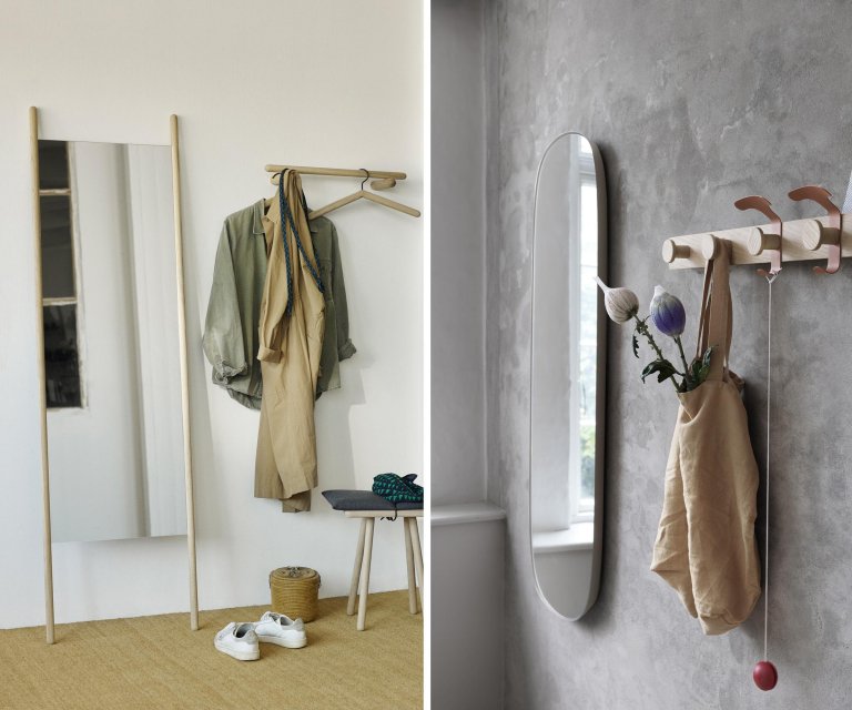 Muuto Framed spiegel large taupe, normaal glas