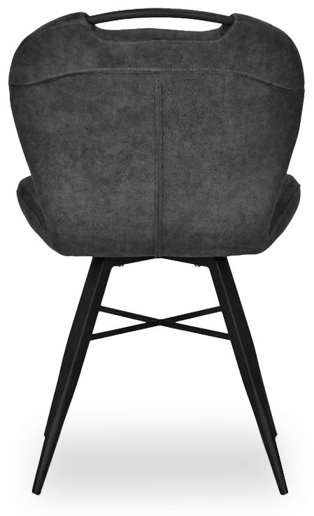 Eetkamerstoel Anthracite Daphna B55 x D63 x H86 cm