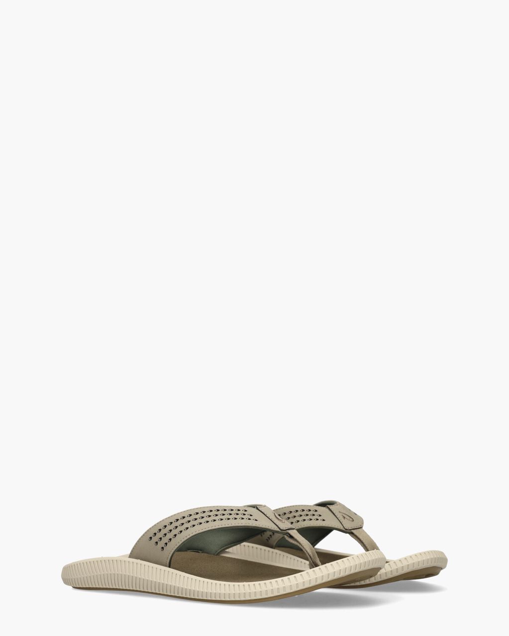 Olukai Ulele Grijs Herenslippers