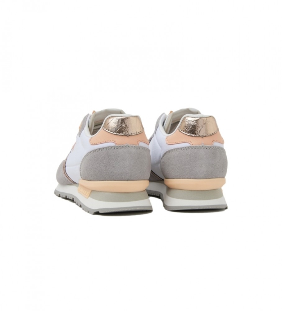 Tênis Pepe Jeans Brit Heritage em couro branco