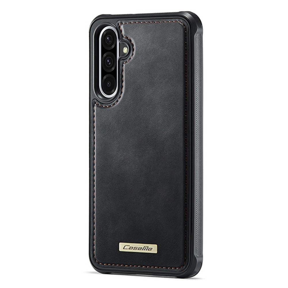 Samsung Galaxy A56 2in1 Leder Tasche   Magnet Hardcase Karten Etui MagSafe-Modul (RFID Schutz) - Schwarz