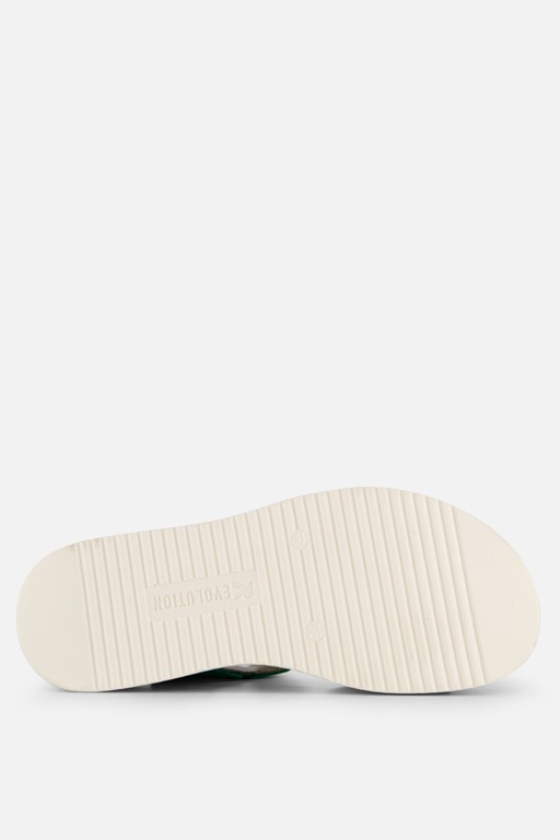 Rieker Sandalen groen Nubuck