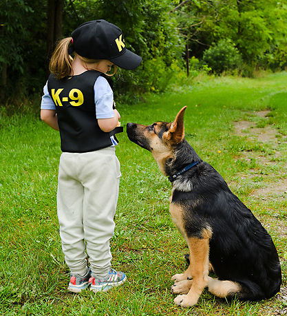 Great Pretenders Kostüm - Polizei-Set - Schwarz