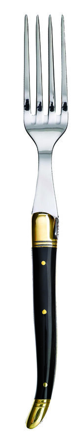 Laguiole Chateau Laguiole steakgaffel Sort