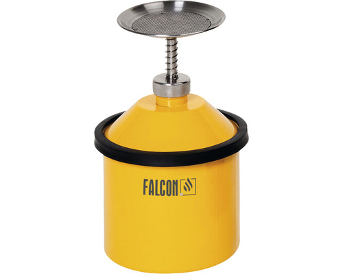 Falcon 2,5 l energiebesparende luchtbevochtiger, staal, geel gelakt