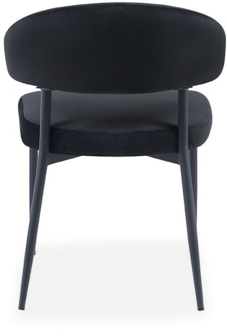 Eetkamerstoel Zwart HU-77.034 Bliss B56 x D55 x H76 cm