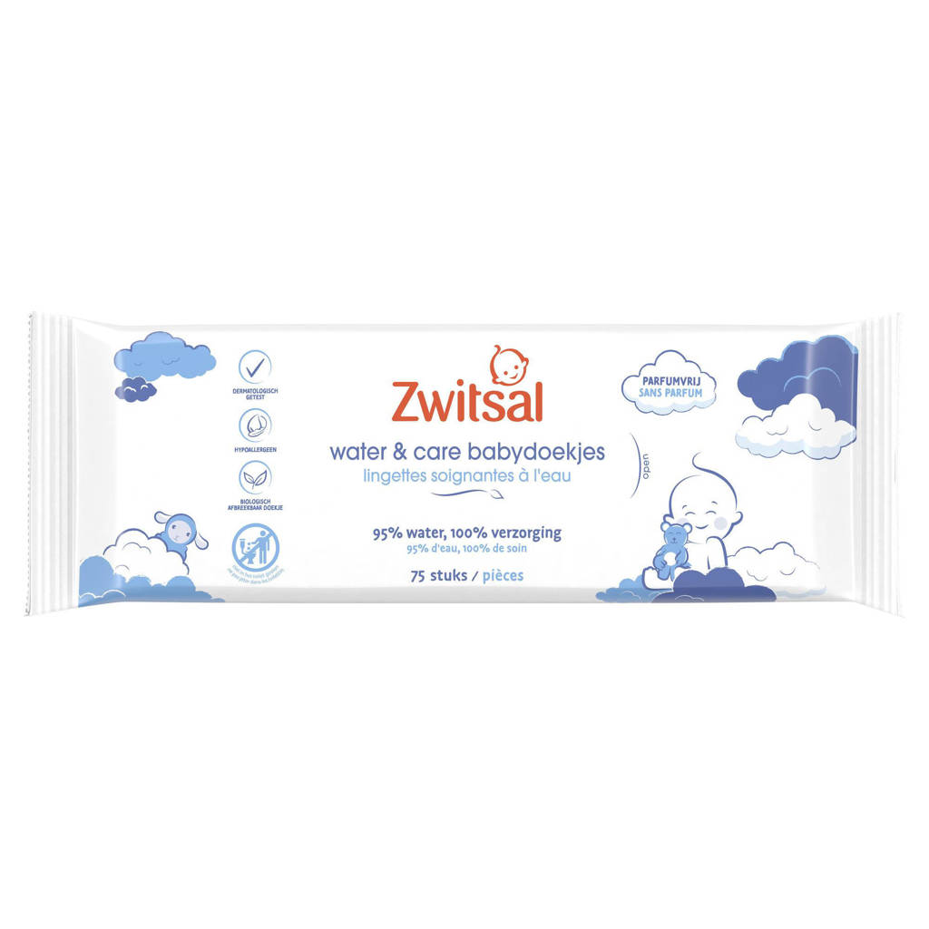 TopWater & Care billendoekjes - 12 x 75 stuks