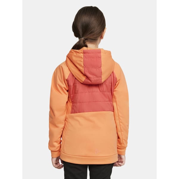 Veste ski de fond CRAFT ADV THERMAL XC HOOD JKT JR GLOW-CORAL