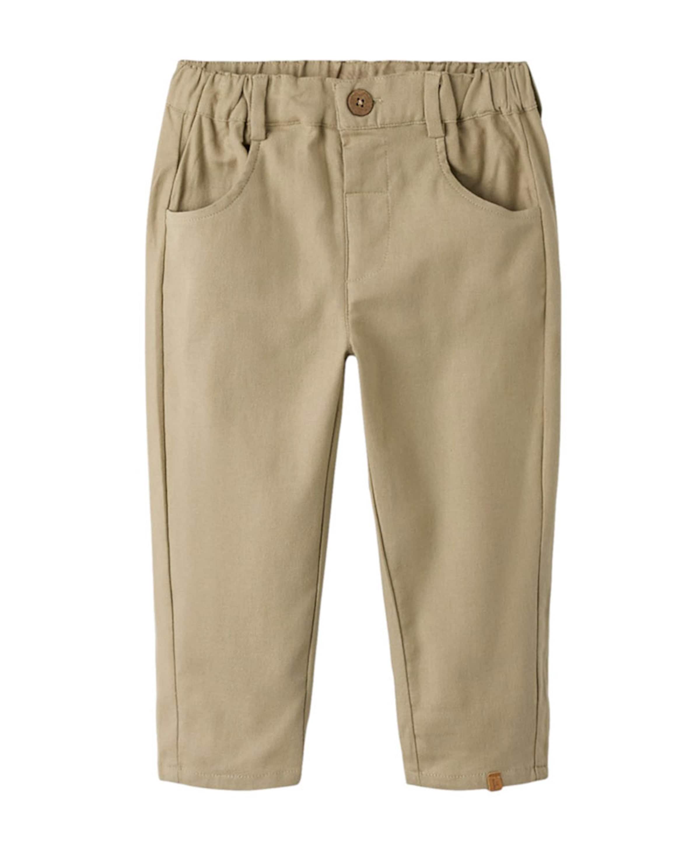 Lil' Atelier NMMKOA LOOSE PANT LIL meisjes broek beige