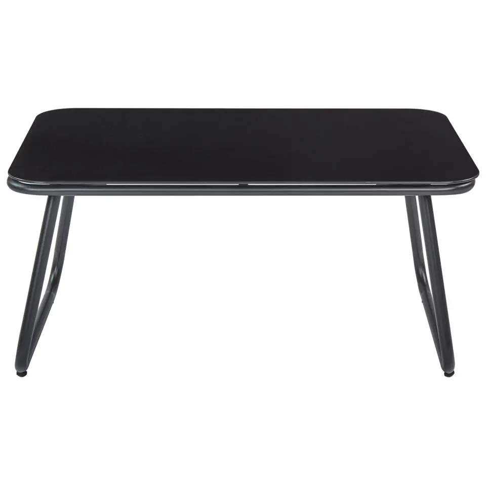 POMONTE - Tuinset 4-zits - Zwart - Staal