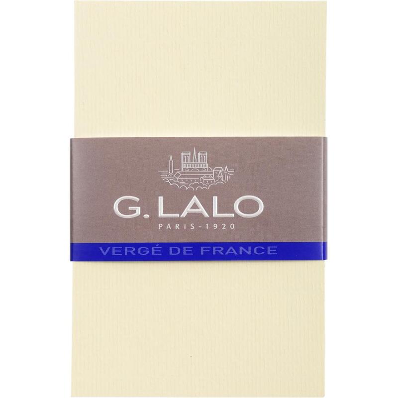25 cartes Vergé de France blanc visite (85X135mm), sous sachet