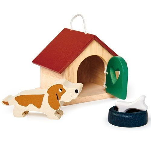 Tender leaf toys poppenhuisdieren - hond (4st)