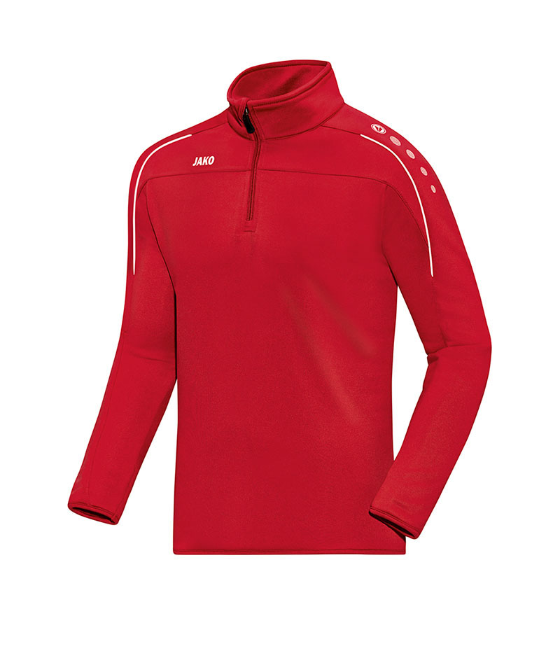 JAKO Classico Ziptop Rot Weiss F01
