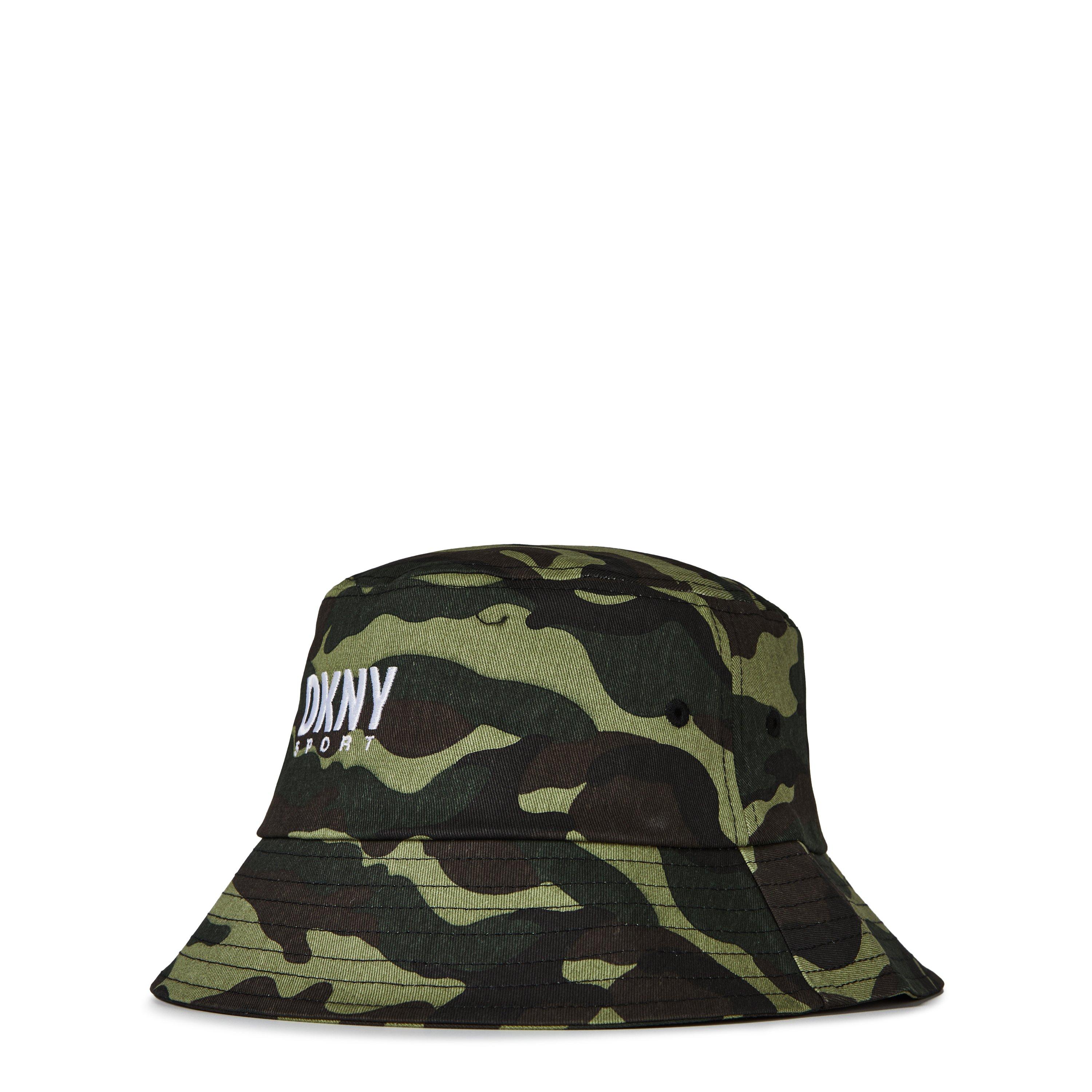 DKNY DKNYSport Camo Bucket Hat Mens
