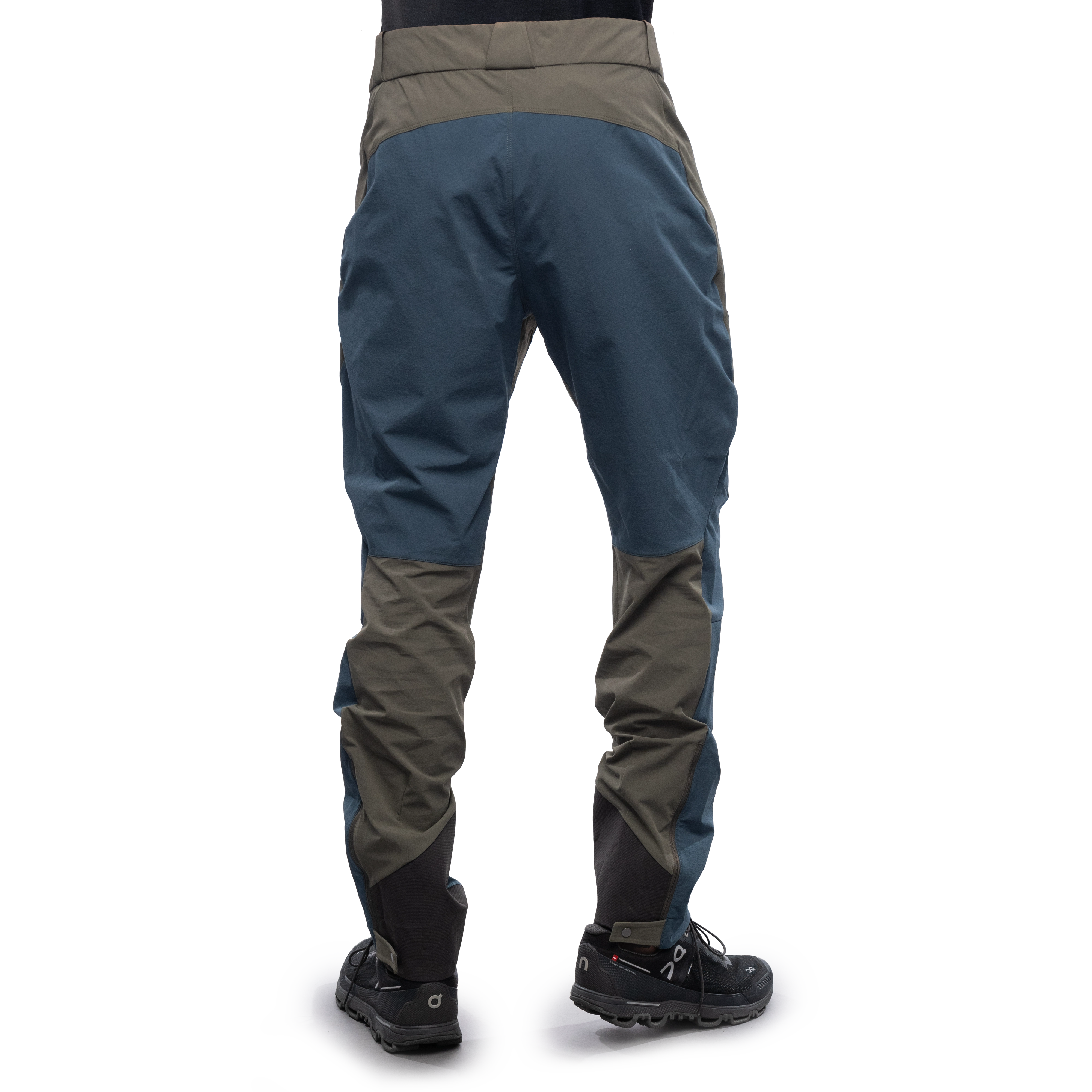 Rabot Softshell Pants Men Green Mud / Orion Blue