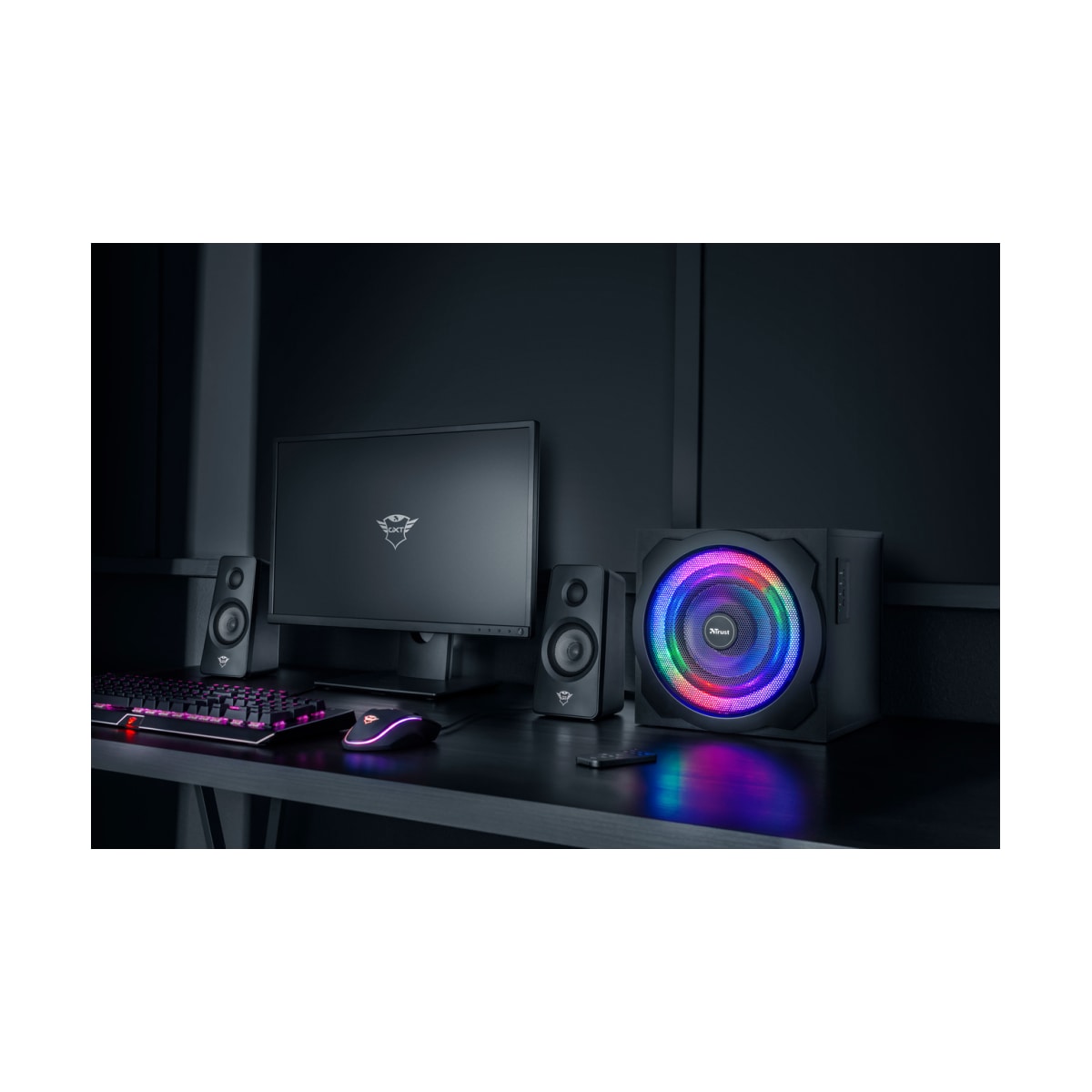 Trust GXT 629 Tytan 2.1 RGB høyttalersett