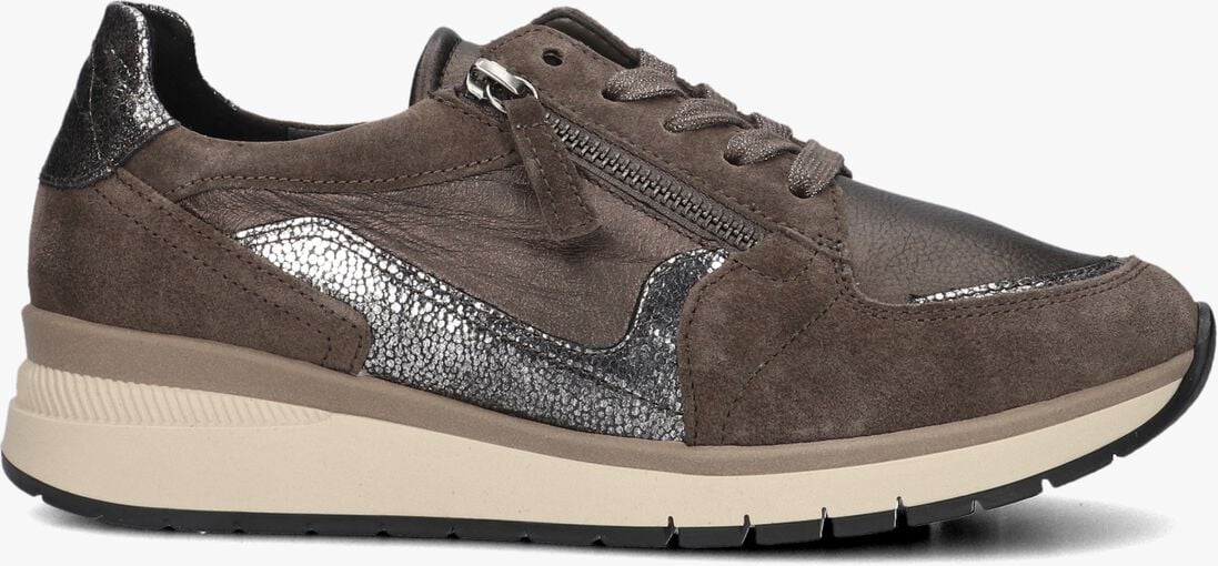 bruine gabor lage sneakers 307