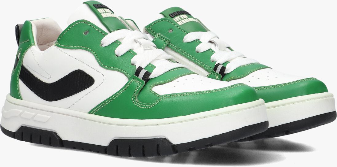 BRAQEEZ groene braqeez lage sneakers cis chicago