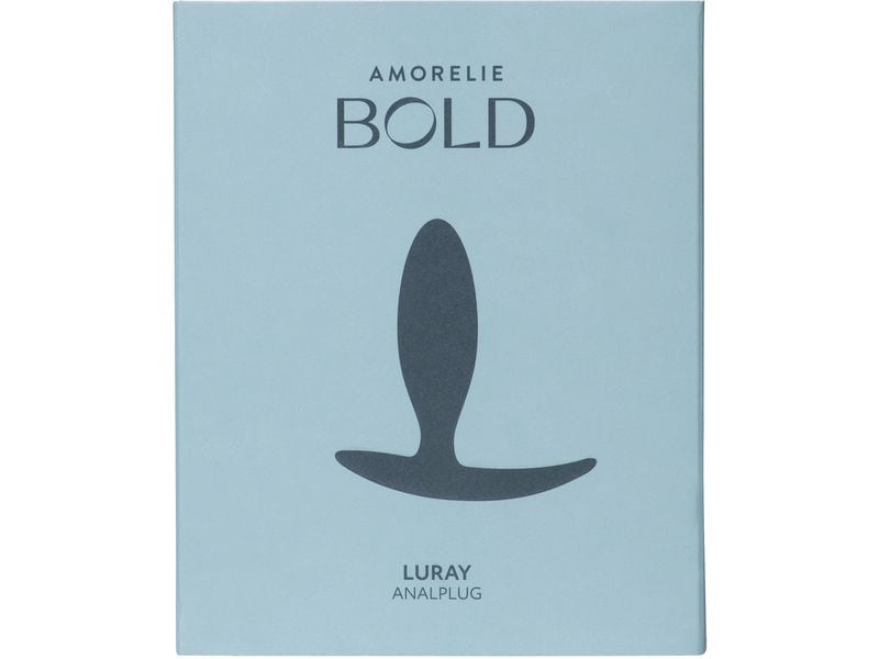 Amorelie Anal Plug Luray Black Wasserdichter Analplug für vielseitige Nutzung