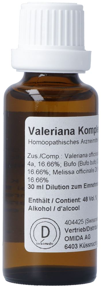 Omida Valeriana Komplex<br>30 ml, Dilution
