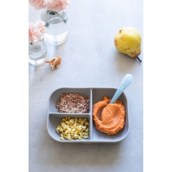 Set repas silicone    Gris        de               Béaba