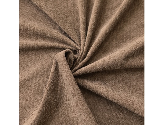 SOURCE DE REVES - Sommier 140 x 190 Sommier tapissier moka chenille bouclettes 140x190