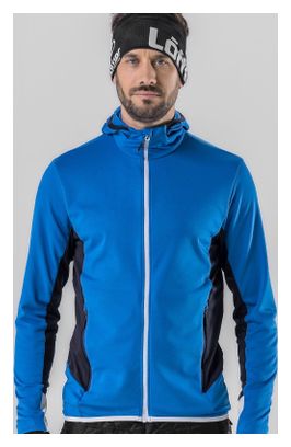 Haut technique à manches longues Loeffler avec fermeture éclair m hoody Tech-Stretch-Noir