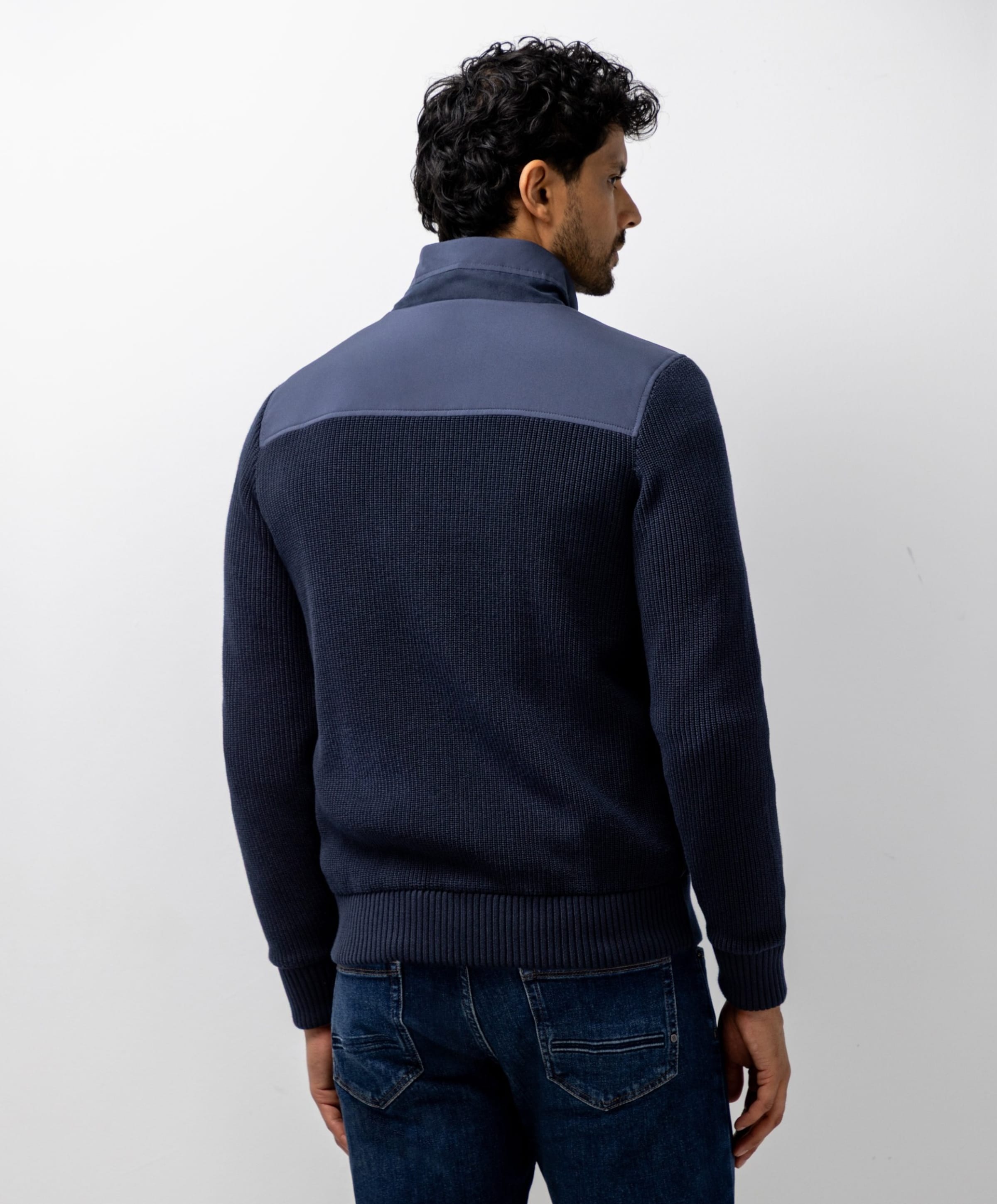 State of Art Heren vest blauw