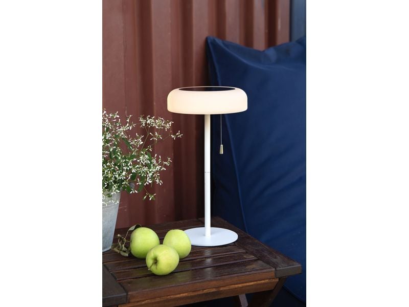 STT Tischleuchte Solar Comfort Lamp White Portable, multifunktionale Leuchte