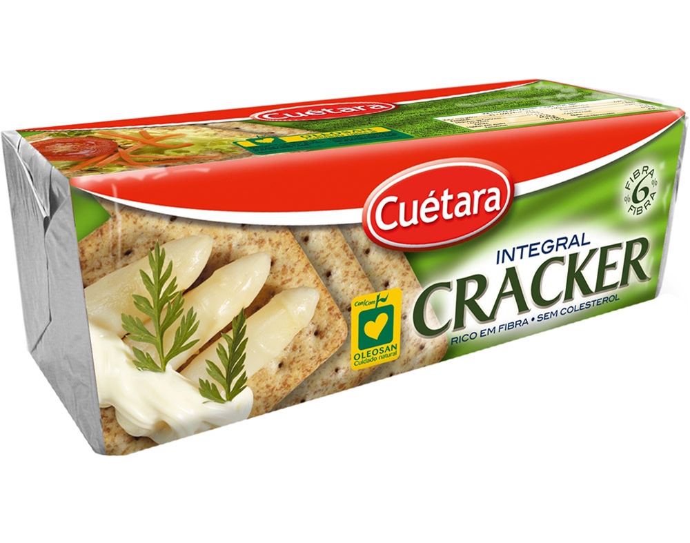 BOLACHA CUÉTARA CREAM CRACKER INTEGRAL 200G