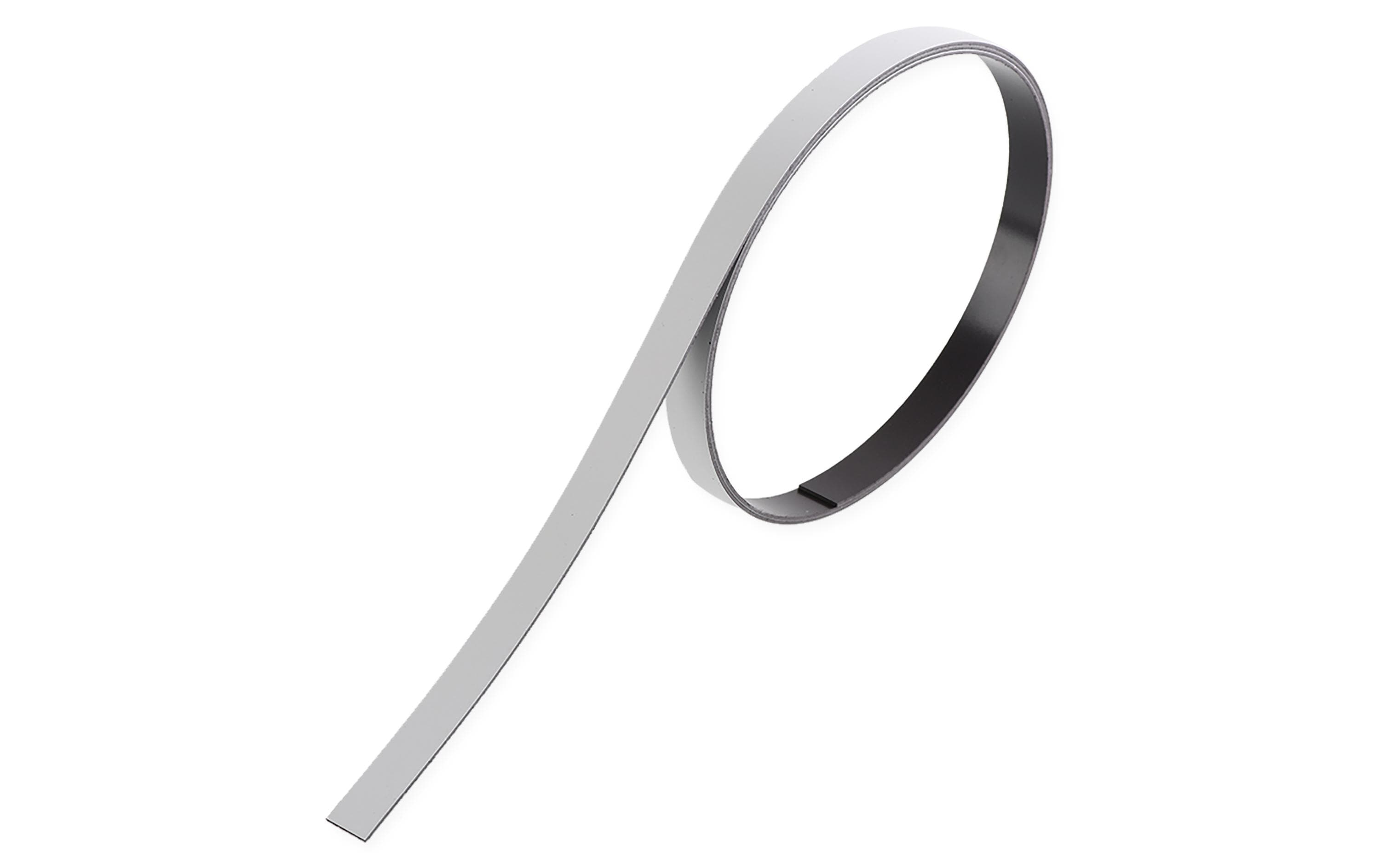 Magnetband 10 mm x 1 m, GrauFlexible Magnetfolie für alle eisenhaltigen Oberflächen