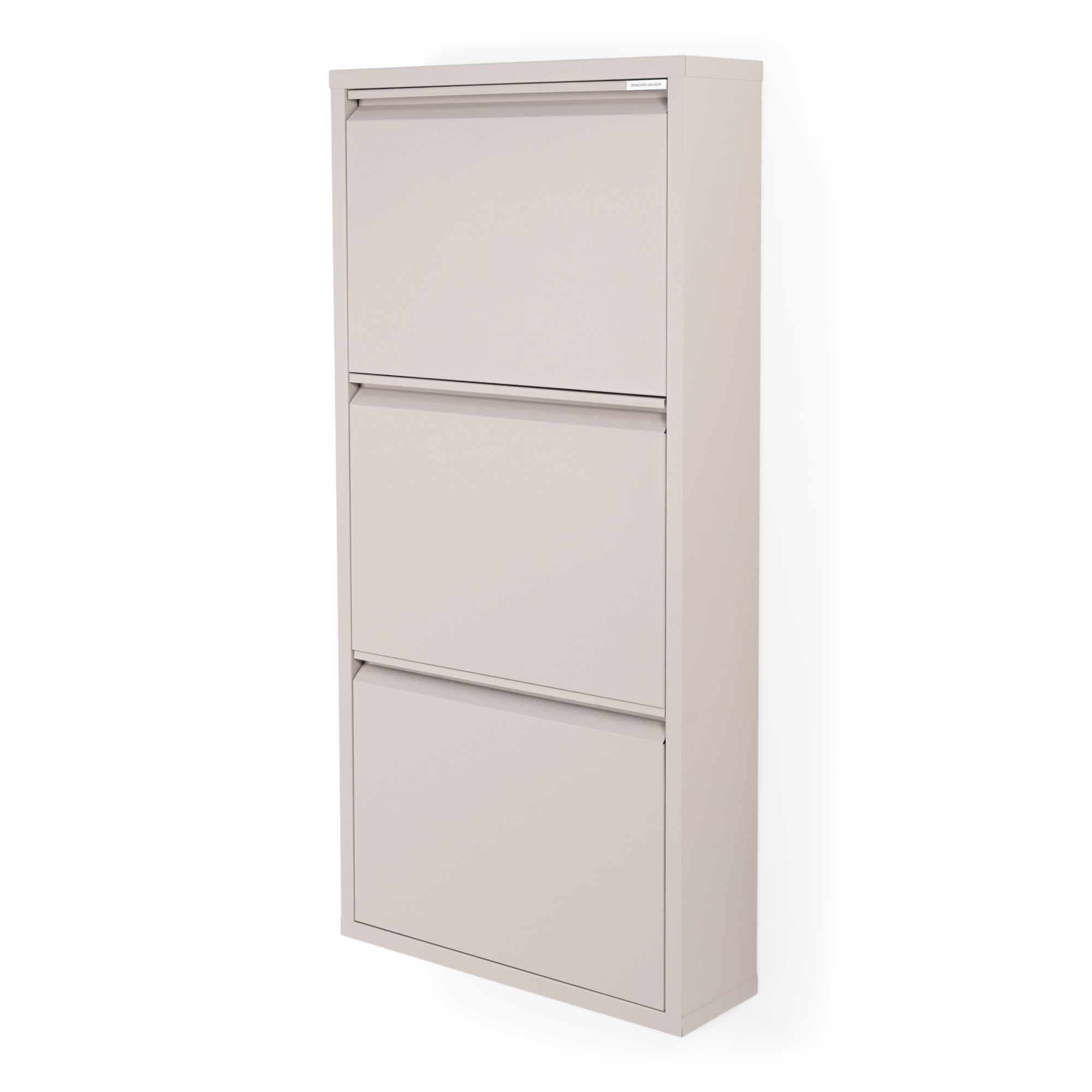 Spinder Design Billy 3 Schoenenkast - Silky Taupe