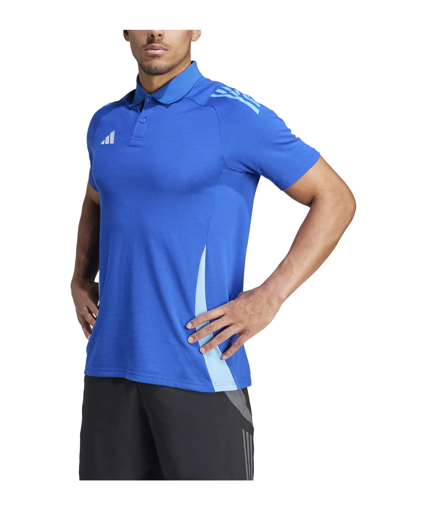 adidas Tiro 24 Competition Poloshirt Blau