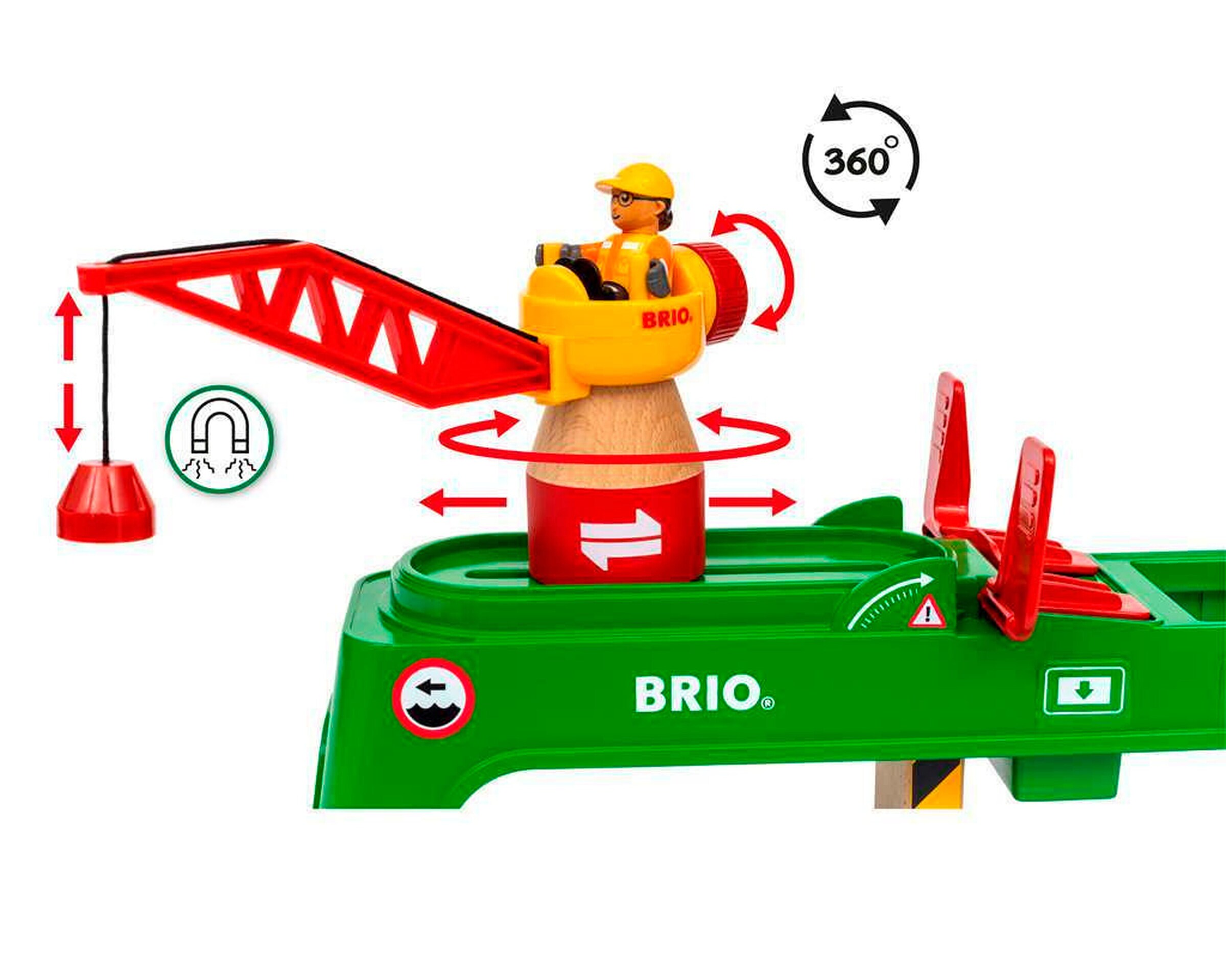 BRIO Bahn Verlade-Terminal