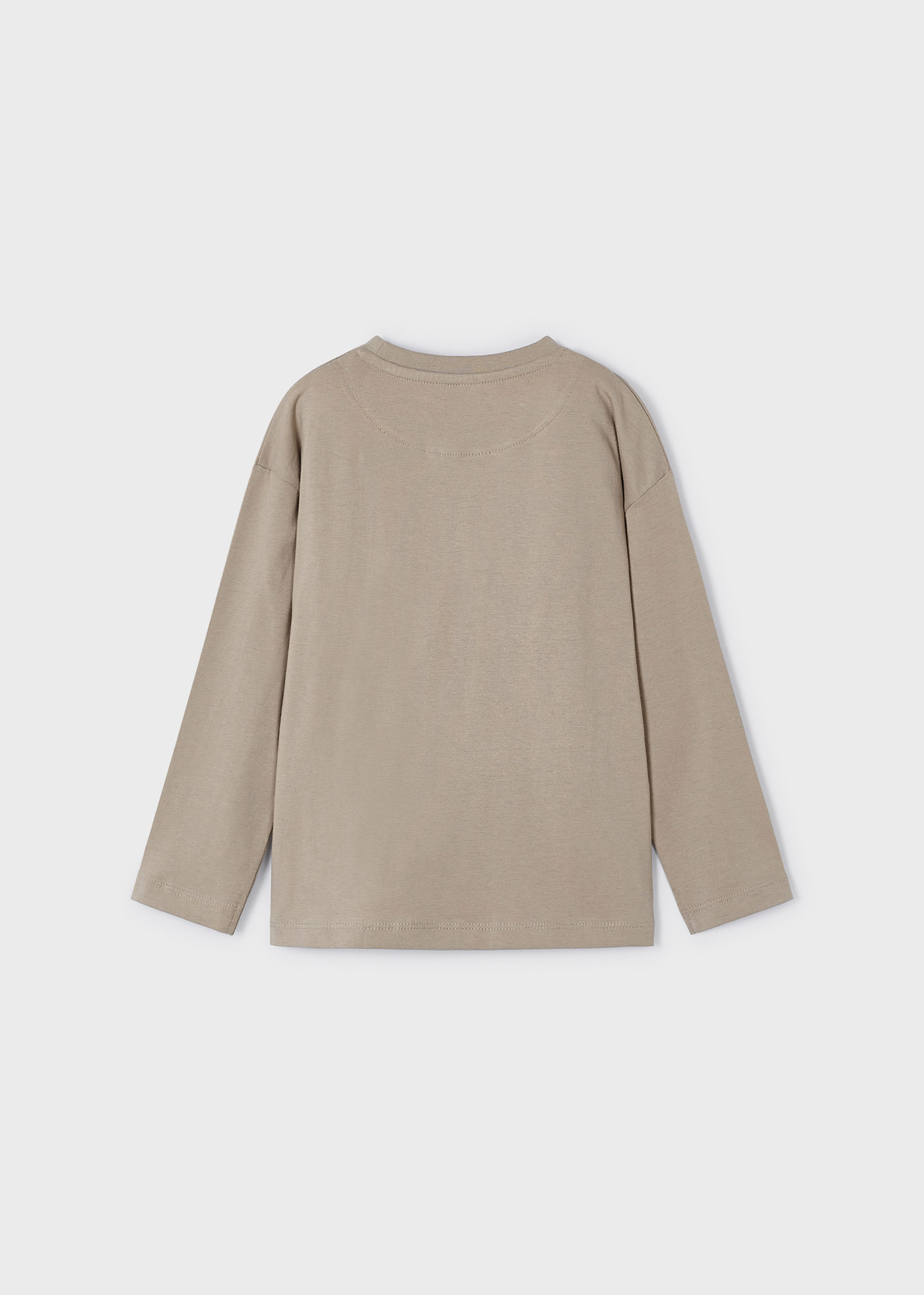 Camiseta infantil Better Cotton com ombros caídos