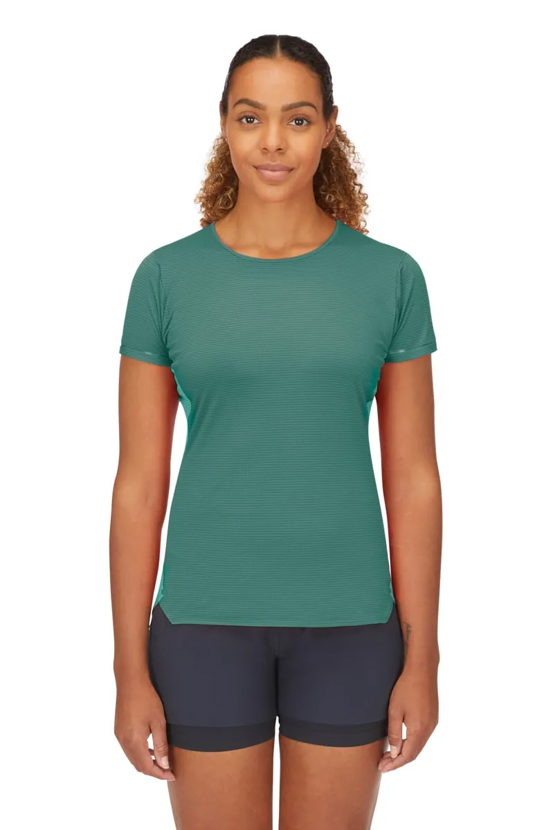 Rab Sonic Ultra Tee Wmns Eucalyptus/Glacier Blue