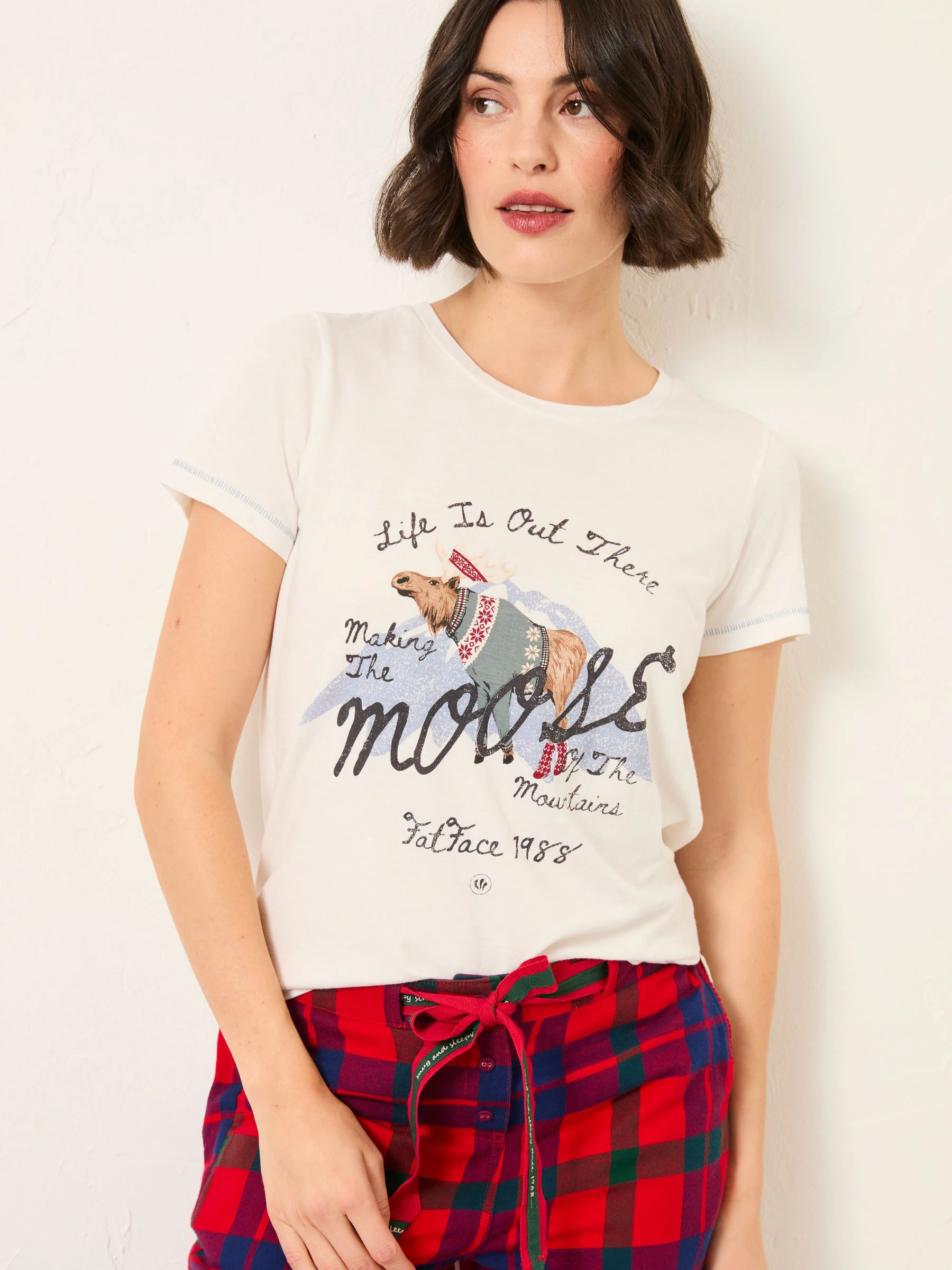 FatFace T-shirt met grafische print
