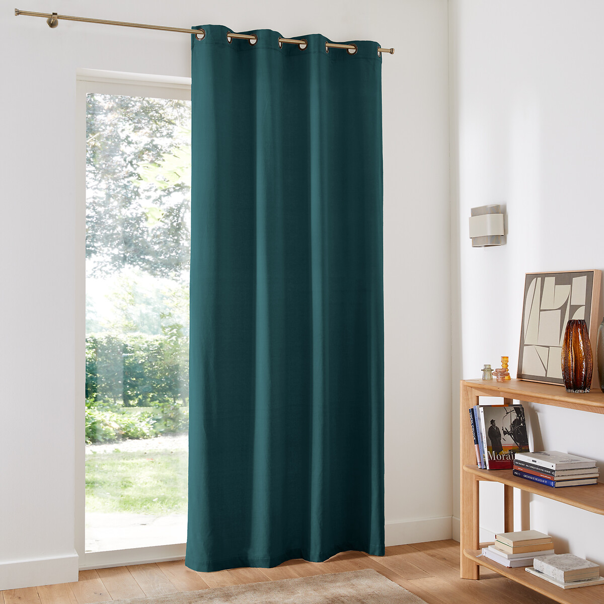 LA REDOUTE INTERIEURS<br>Cortina de veludo com ilhós Veludo