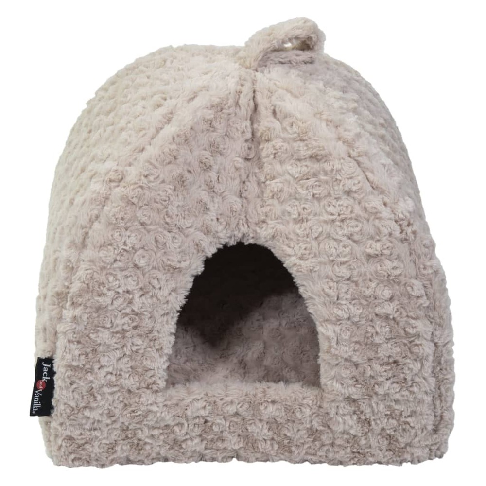 Igloo animaux de compagnie softy xs beige rosette