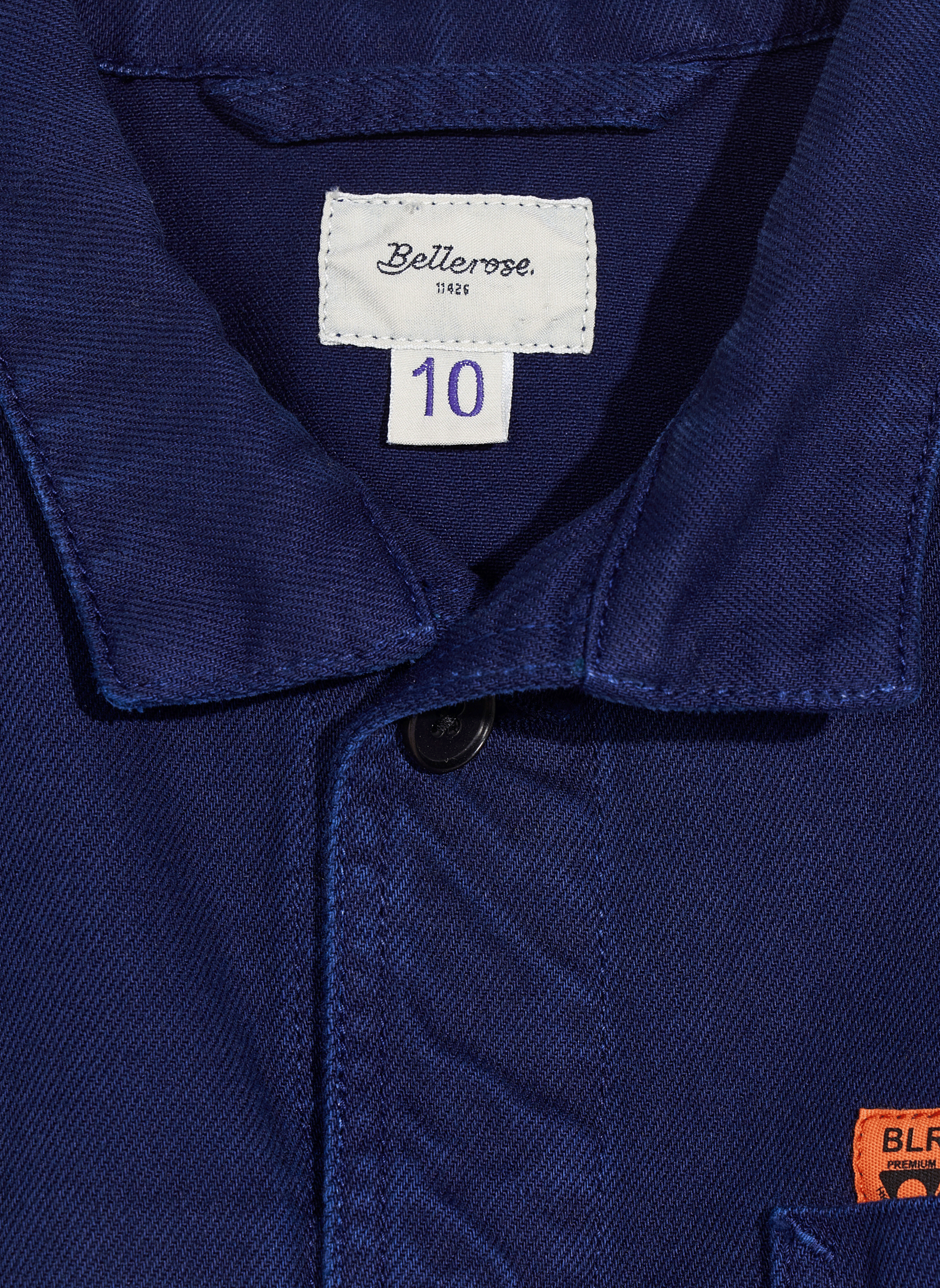 PITT - Veste col classique en coton | Bleu