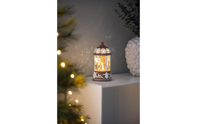 KONSTSMIDE LED Laterne »Lebkuchenkarussell, Höhe: 22,3 cm« 1 Stk. Warmweiss