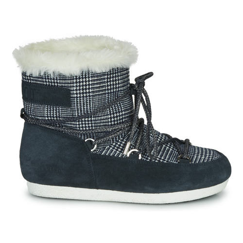 Moon Boot - MOON BOOT FAR SIDE LOW FUR TARTAN - Marine