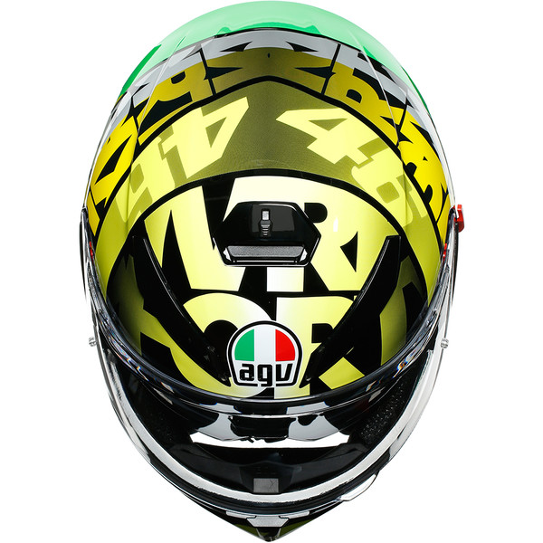 AGV - Casque K3 SV Tribe 46 Jaune / Noir / Vert