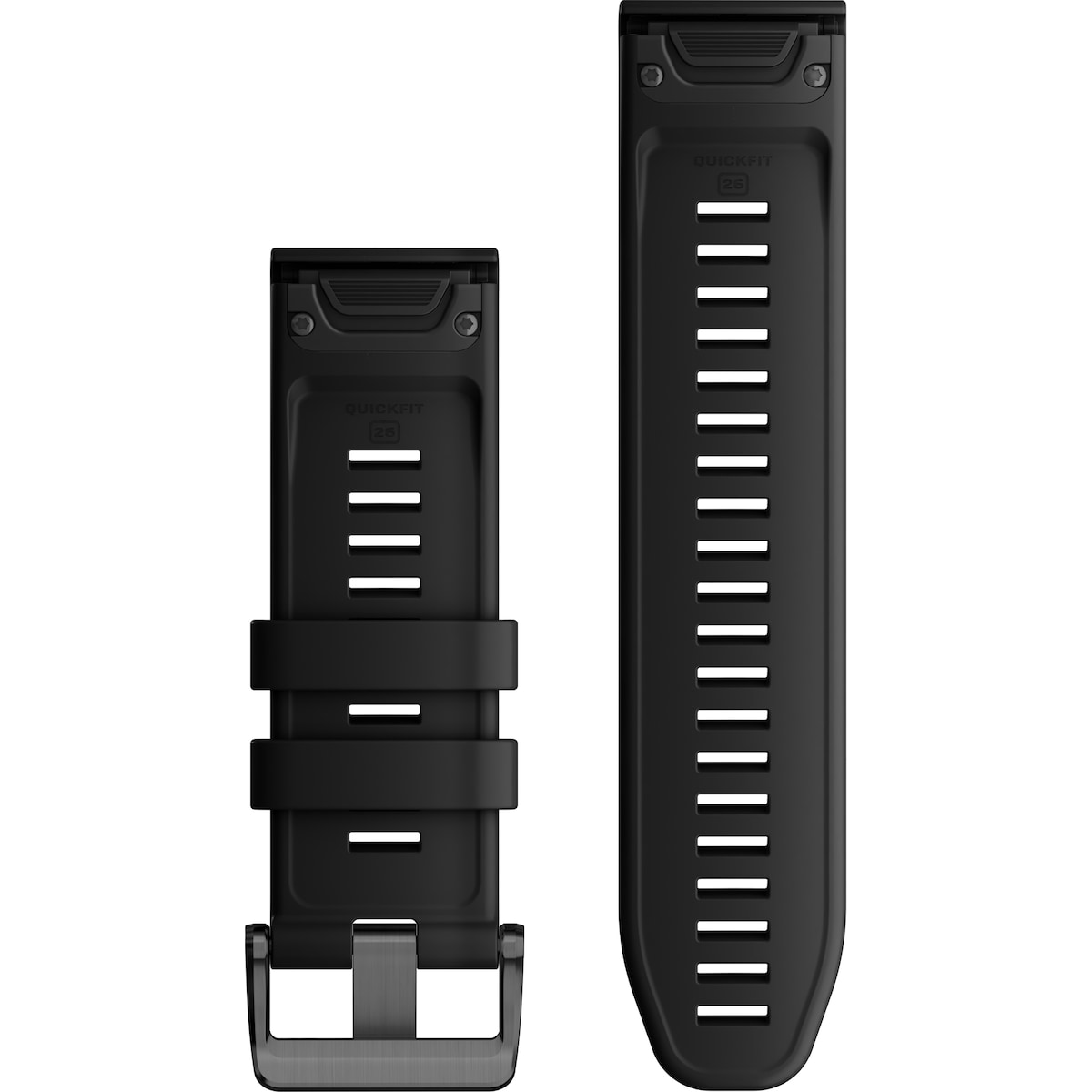 Garmin 26mm QuickFit klokkerem av silikon (sort)